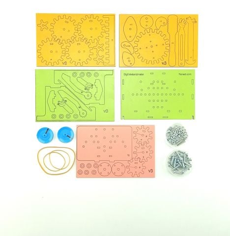 Dişli Mekanizmalar Deney Seti (Bileşik Basit Makine)