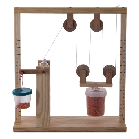 Palanga Ve Çıkrık Yapalım Deney Seti - Ahşap Makara (Bileşik Basit Makine)