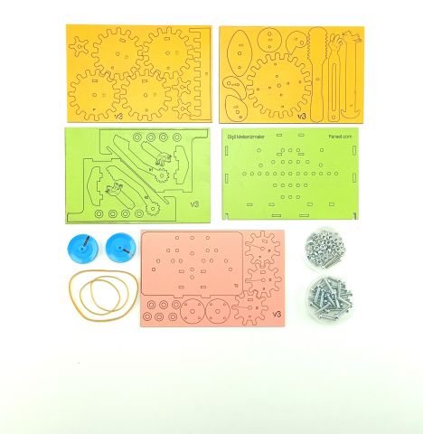 Dişli Mekanizmalar Deney Seti (Bileşik Basit Makine)