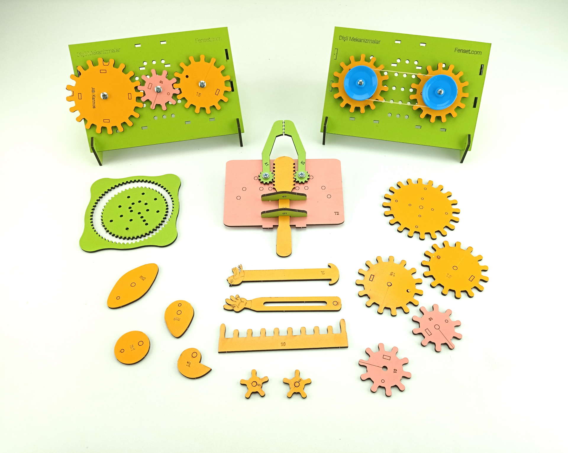 Dişli Mekanizmalar Deney Seti (Bileşik Basit Makine)